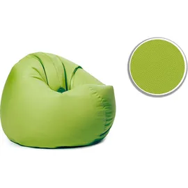 sunnypillow XXXL Sitzsack mit Styropor Füllung 145 cm Durchmesser 2-in-1 Funktionen zum Sitzen und Liegen Outdoor & Indoor für Kinder & Erwachsen... - Grün