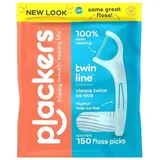 PLACKERS Twin-Line Zahnseide-Sticks Minze 150 St.