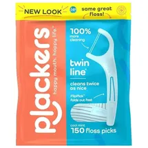 PLACKERS Twin-Line Zahnseide-Sticks Minze 150 St.