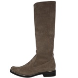 CAPRICE Damen Stiefel hoher Stretch-Schaft metallische Zierleiste 9-25512-29, Größe:38.5 EU, Farbe:Braun - Braun - 38,5