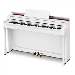 Casio AP-300 WE Digital Piano weiss Set inklusive Klavierbank und Kopfhörer
