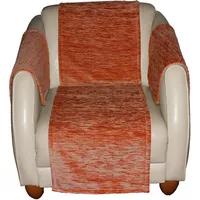 Wirth Sofahusse WIRTH "Miriam", orange (terra), Kunstfaser, Hussen, Sofahusse, 2-er Set, Armlehnenschoner, Maß: 60 x 40 cm, 2 Stück
