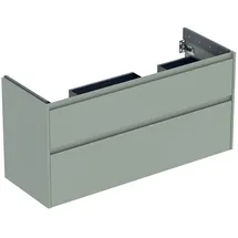 Geberit Waschtischunterschrank 2 Schubladen 124,5 x 60,6 x 44,6 cm Salbeigrün