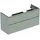 Geberit Waschtischunterschrank 2 Schubladen 124,5 x 60,6 x 44,6 cm Salbeigrün