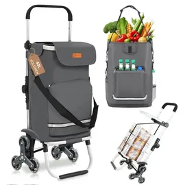 Sekey Einkaufstrolley grau 3-in-1