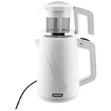 Mulex Tee Express 2-in-1 Teekocher & Wasserkocher - 1L + 2L, 1650W - Weiß