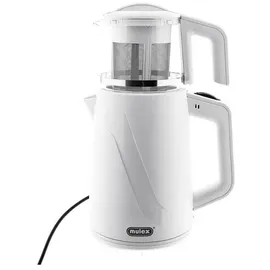 Mulex Tee Express 2-in-1 Teekocher & Wasserkocher - 1L + 2L, 1650W - Weiß
