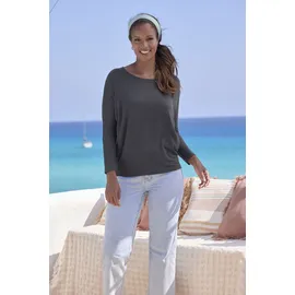 LASCANA Langarmshirt "mit Fledermausärmeln", Damen, Gr.
