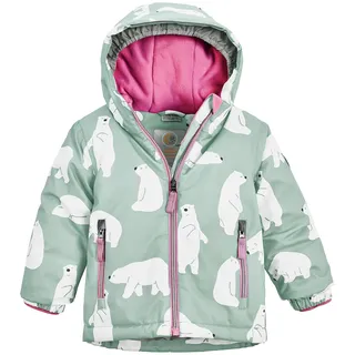 KILLTEC first instinct by killtec Kinder Funktionsjacke FISW 30 MNS SKI JCKT, Größe 86/92 in Grün stahlmint,