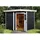 Weka Gartenhaus 229 2,39 x 2,35 m anthrazit