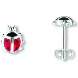 Paar Ohrhänger ONE ELEMENT "Marienkäfer Ohrringe Ohrstecker aus 925 Silber", silber, Ohrringe, Damen, Kinder, Silber 925 (Sterlingsilber), Damen Silber Schmuck Marienkäfer
