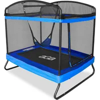 Aga24 Aga Rechteckiges Trampolin, Kindertrampolin, Gartentrampolin mit Sicherheitsnetz 122x183