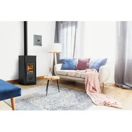 La Nordica-Extraflame Silla Stahl Schwarz