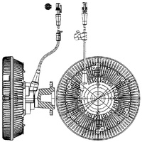 Mahle CFC 221 000P Kupplung Kühlerlüfter u.a. passend für