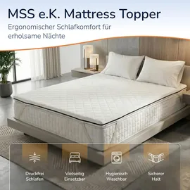 MSS e.K. Matratzentopper 90 x 200 cm
