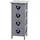 MCW Kommode Sues 29 x 70 x 25 cm Grau/Braun