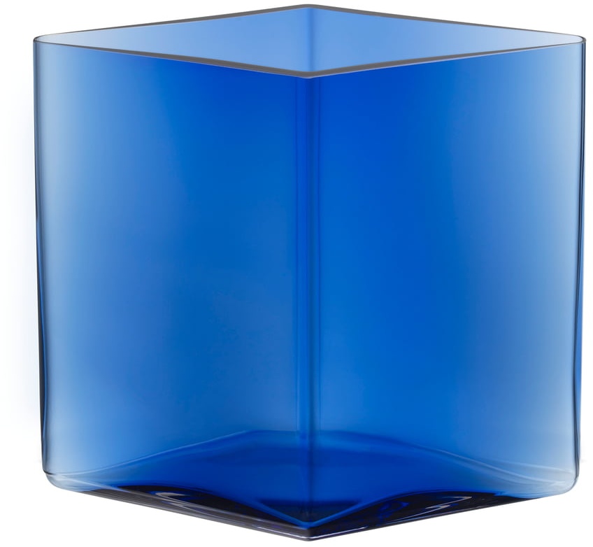 Iittala - Ruutu Vase 205 x 180 mm, ultramarin blau