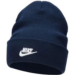 NIKE U NK PEAK BEANIE TC FUT L MIDNIGHT NAVY/WHITE