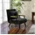 Homcom Schlafsessel 73 x 81 x 63 cm Schwarz mit Kissen
