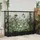 vidaXL Hochbeet mit Rankgitter und Dach 203 x 40 x 123 cm Schwarz
