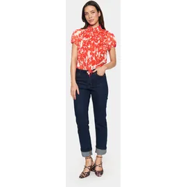 St Tropez Rüschenbluse LiljaSZ Crinkle SS Shirt orange M
