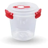 Bestlivings Frischhaltebox Mit Deckel Fresh System 0,64 Liter Joghurt Dose Rot