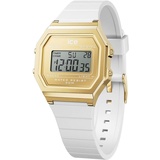 ICE-Watch Ice Watch Ice digit retro White gold - Weiße Damenuhr mit Plastikarmband - 022049