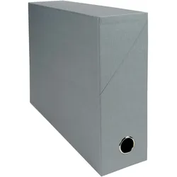 Exacompta 89526E 5x Transferbox Rücken 90mm gerilltes Papier - Grau