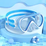 COOLOO Taucherbrille Kinder mit stoffband, Schwimmbrille Kinder für Jungen Mädchen Jugendliche, 【Patent】 Schnorchelmaske 180°Panorama HD Anti Nebel Anti-Leck Tauchmaske für 4-16 Jahre
