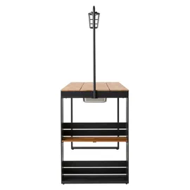Dehner Balkonset Bar New Jersey 155 x 75 x 98 cm Schwarz