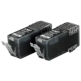 KMP C72 kompatibel zu Canon PGI-520BK schwarz 2er Pack (1508,0021)