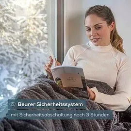Beurer HD 65 Heizdecke 130 x 180 cm Dunkelgrau