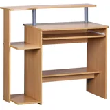 FineBuy Computertisch 94x90,5x48,5 cm Schreibtisch Modern mit Tastaturauszug