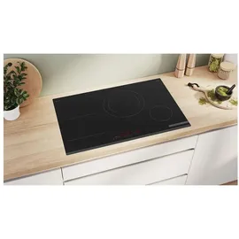 Bosch Backofen Teleskopauszug + Induktionskochfeld Booster Home Connect autark 80cm