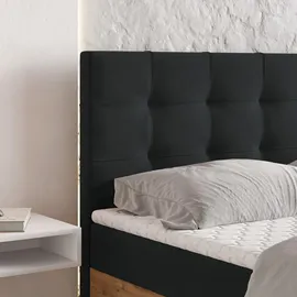 masseno MOLVEN 160 x 200 cm Schwarz