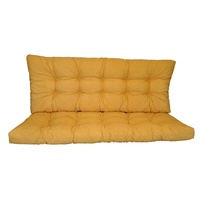 Rattani Sitzkissen Polster Kissen für Hollywoodschaukel 5 Größen gelb 130 cm