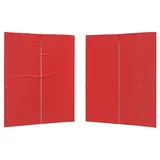 vidaXL Seitenwand für Party Zelt 2 Stück 2,00 x 1,95 m Rot