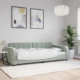 vidaXL Tagesbett 90 x 190 cm Hellgrau