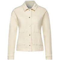 STREET ONE Beige Jeansjacke - Weiß