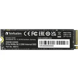 Verbatim Interne Festplatte »Vi3000« 256 GB schwarz, 2.2x0.2x8 cm