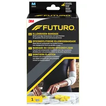 FUTURO Ellenbogen-Bandage, Größe M (25,4 - 27,9 cm) – Anatomisch mit Kompressionsriemen, Atmungsaktiv, bei Ellenbogengelenkschmerzen, Tennisarm, für den Sport und im Alltag