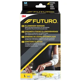 FUTURO Ellenbogen-Bandage, Größe M (25,4 - 27,9 cm) – Anatomisch mit Kompressionsriemen, Atmungsaktiv, bei Ellenbogengelenkschmerzen, Tennisarm, für den Sport und im Alltag