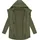 Ragwear Damen, Softshellmantel lange Übergangsjacke Outdoormantel mit Kapuze Ybela Olive24 Gr. L - L