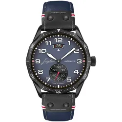 Junghans 27/4397.00 Meister Pilot Herrenuhr Automatik Navy Blau