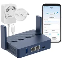7links Dualband Repeater: Dualband-WiFi-6-Reiserouter, bis 3.000 Mbit/s, WISP, Open-VPN,