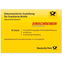 Deutsche Post 4,85 € Einschreibenmarken selbstklebend
