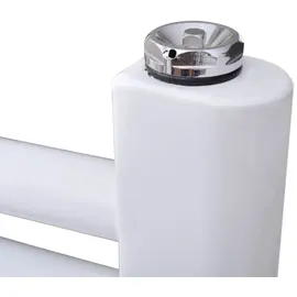 vidaXL Badheizkörper gebogen 480 x 480 mm weiß
