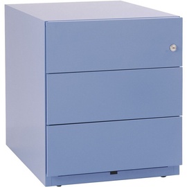 BISLEY Note Rollcontainer blau 3 Auszüge