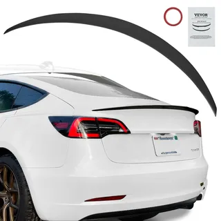 Vevor GT Wing Autospoiler, 48,2 Zoll Spoiler, Kompatibel mit Tesla Model 3, Hochfestes ABS-Material, Einbrennlackierung, Auto Heckspoilerflügel, Rennspoiler für Autos, Mattschwarz