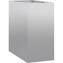 vidaXL Garten-Hochbeet verzinkter Stahl rechteckig 40 x 80 x 80 cm